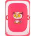 Манеж Qvatro LUX-02 мелкая сетка  розовый (owl)