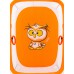 Манеж Qvatro LUX-02 мелкая сетка  оранжевый (owl)