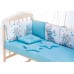 Детская постель Babyroom Bortiki Print-08  blue teddy