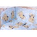 Детская постель Qvatro Gold RG-08 рисунок  голубая (мишки спят)