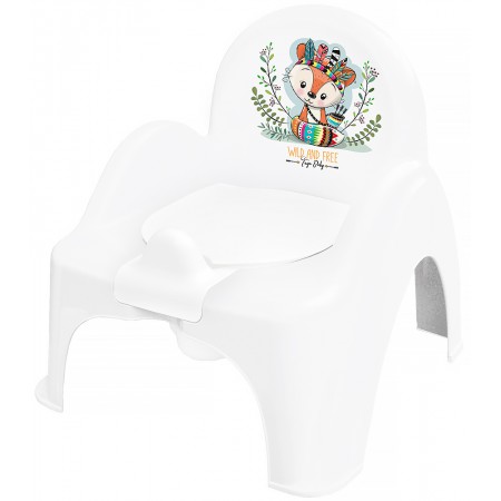 Горшок-стульчик Tega Wild & Free Little Fox DZ-007 103 white-green