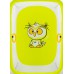 Манеж Qvatro Солнышко-02 мелкая сетка  желтый (owl)
