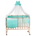 Детская постель Babyroom Bortiki lux-09 плюш  бирюзовый
