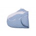 Конверт в коляску и автокресло Cottonmoose ODWF 439/131/51 rain azure cotton white cotton jersey (лазурный (капли) с белым)